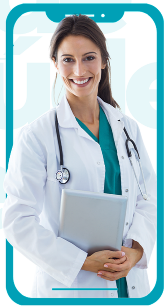 Doutora Sorrindo no Celular